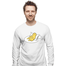 Load image into Gallery viewer, Shirts Long Sleeve Shirts, Unisex / Small / White Bobbytama
