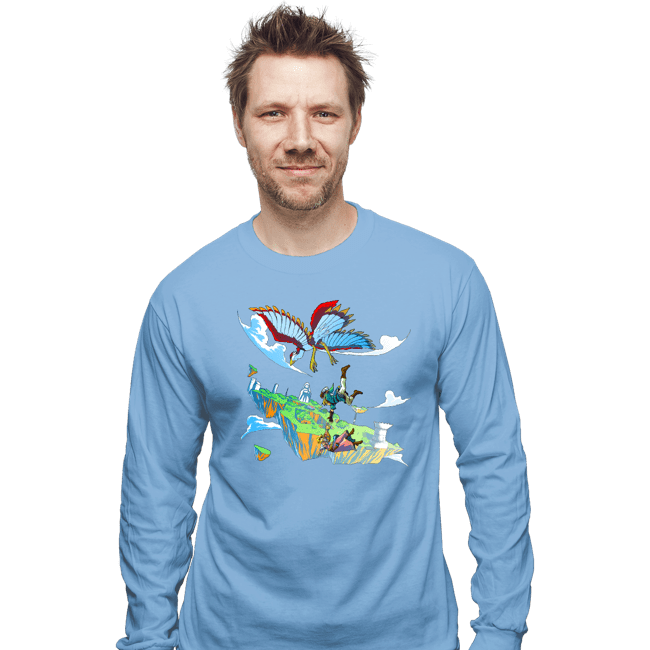 Shirts Long Sleeve Shirts, Unisex / Small / Powder Blue Skyward Infinite
