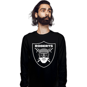 Shirts Long Sleeve Shirts, Unisex / Small / Black Roberts
