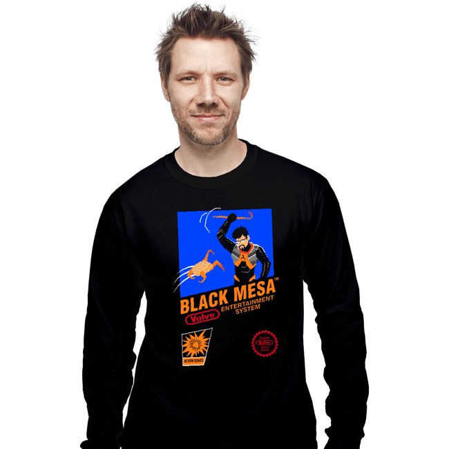 Daily_Deal_Shirts Long Sleeve Shirts, Unisex / Small / Black Black Mesa NES