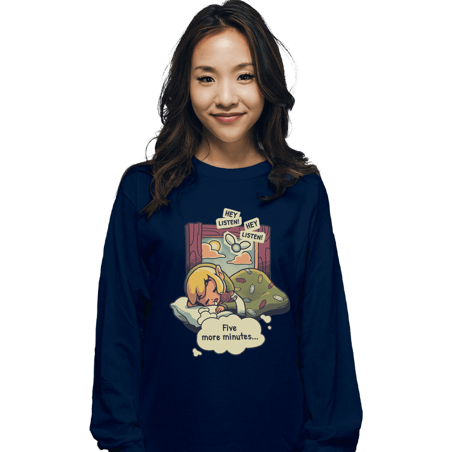 Shirts Long Sleeve Shirts, Unisex / Small / Navy Hero Of Nap