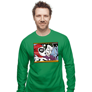 Shirts Long Sleeve Shirts, Unisex / Small / Irish Green In The Jokermobile
