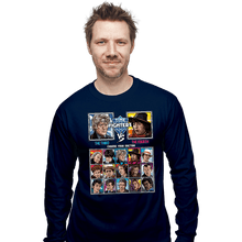 Load image into Gallery viewer, Daily_Deal_Shirts Long Sleeve Shirts, Unisex / Small / Navy Time Fighters 3rd vs 4th
