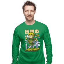 Load image into Gallery viewer, Daily_Deal_Shirts Long Sleeve Shirts, Unisex / Small / Irish Green Lil&#39; Legend
