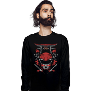 Shirts Long Sleeve Shirts, Unisex / Small / Black Red Ranger