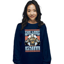 Load image into Gallery viewer, Daily_Deal_Shirts Long Sleeve Shirts, Unisex / Small / Navy The Last Barbender Gym

