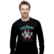 Load image into Gallery viewer, Daily_Deal_Shirts Long Sleeve Shirts, Unisex / Small / Black The Late Night Ritual
