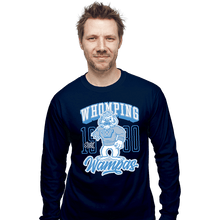 Load image into Gallery viewer, Secret_Shirts Long Sleeve Shirts, Unisex / Small / Navy Whomping Wampas
