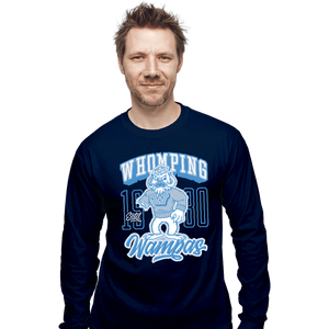 Secret_Shirts Long Sleeve Shirts, Unisex / Small / Navy Whomping Wampas