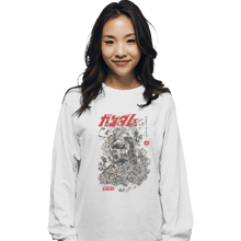 Load image into Gallery viewer, Shirts Long Sleeve Shirts, Unisex / Small / White Gundam Ink
