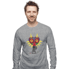 Load image into Gallery viewer, Shirts Long Sleeve Shirts, Unisex / Small / Sports Grey Majora&#39;s Graffiti
