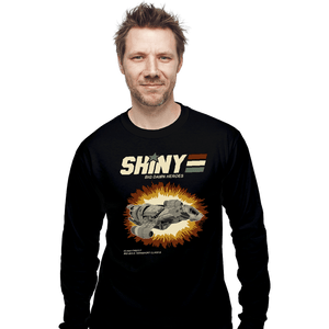 Daily_Deal_Shirts Long Sleeve Shirts, Unisex / Small / Black Shiny Heroes