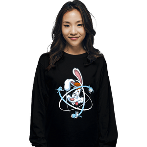 Daily_Deal_Shirts Long Sleeve Shirts, Unisex / Small / Black Cartoon Science