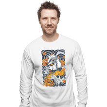 Load image into Gallery viewer, Shirts Long Sleeve Shirts, Unisex / Small / White Gundam
