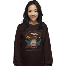 Load image into Gallery viewer, Secret_Shirts Long Sleeve Shirts, Unisex / Small / Dark Chocolate Krusty Brand Tee
