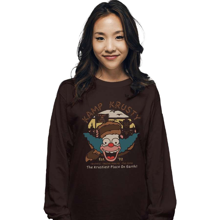 Secret_Shirts Long Sleeve Shirts, Unisex / Small / Dark Chocolate Krusty Brand Tee