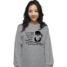 Load image into Gallery viewer, Shirts Long Sleeve Shirts, Unisex / Small / Sports Grey Good Night
