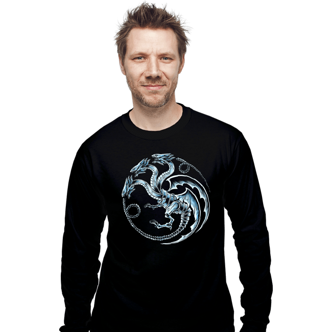 Daily_Deal_Shirts Long Sleeve Shirts, Unisex / Small / Black House Blue Eyes
