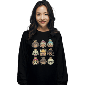 Shirts Long Sleeve Shirts, Unisex / Small / Black Evil Waifus