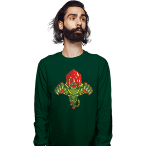 Secret_Shirts Long Sleeve Shirts, Unisex / Small / Forest Eternia Battlecats