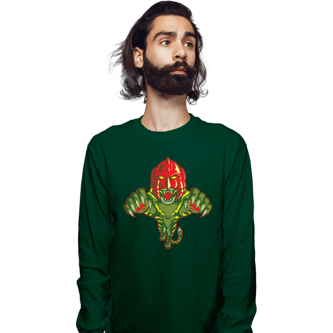 Secret_Shirts Long Sleeve Shirts, Unisex / Small / Forest Eternia Battlecats