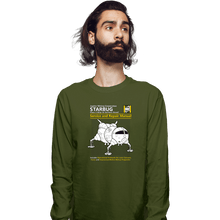 Load image into Gallery viewer, Shirts Long Sleeve Shirts, Unisex / Small / Military Green Starbug Repair Manual
