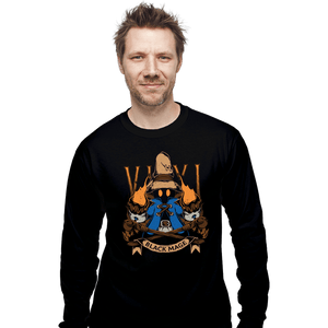 Shirts Long Sleeve Shirts, Unisex / Small / Black Vivi Black Mage