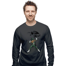 Load image into Gallery viewer, Daily_Deal_Shirts Long Sleeve Shirts, Unisex / Small / Charcoal Ranger Watercolor
