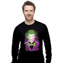 Load image into Gallery viewer, Daily_Deal_Shirts Long Sleeve Shirts, Unisex / Small / Black Glitch Joker
