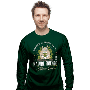 Secret_Shirts Long Sleeve Shirts, Unisex / Small / Forest Nature Camp