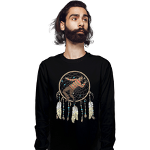 Load image into Gallery viewer, Shirts Long Sleeve Shirts, Unisex / Small / Black Dreamcatcher
