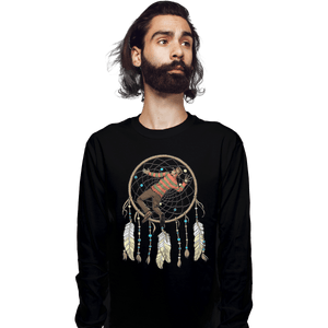 Shirts Long Sleeve Shirts, Unisex / Small / Black Dreamcatcher