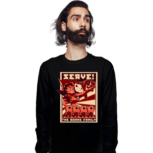 Shirts Long Sleeve Shirts, Unisex / Small / Black Robot Rampage