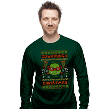 Load image into Gallery viewer, Shirts Long Sleeve Shirts, Unisex / Small / Forest Raphael Christmas
