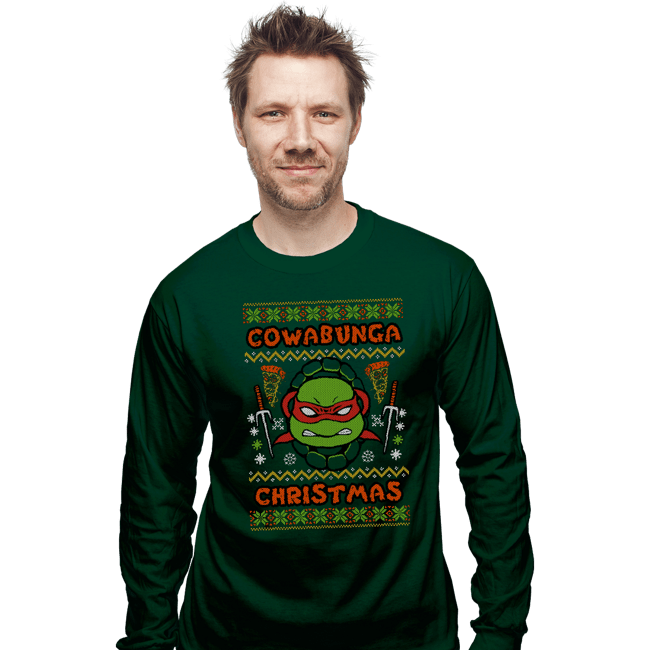 Shirts Long Sleeve Shirts, Unisex / Small / Forest Raphael Christmas