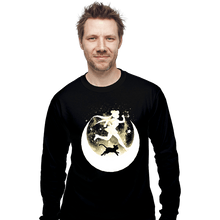 Load image into Gallery viewer, Daily_Deal_Shirts Long Sleeve Shirts, Unisex / Small / Black I Love My Cat To The Moon And Back!
