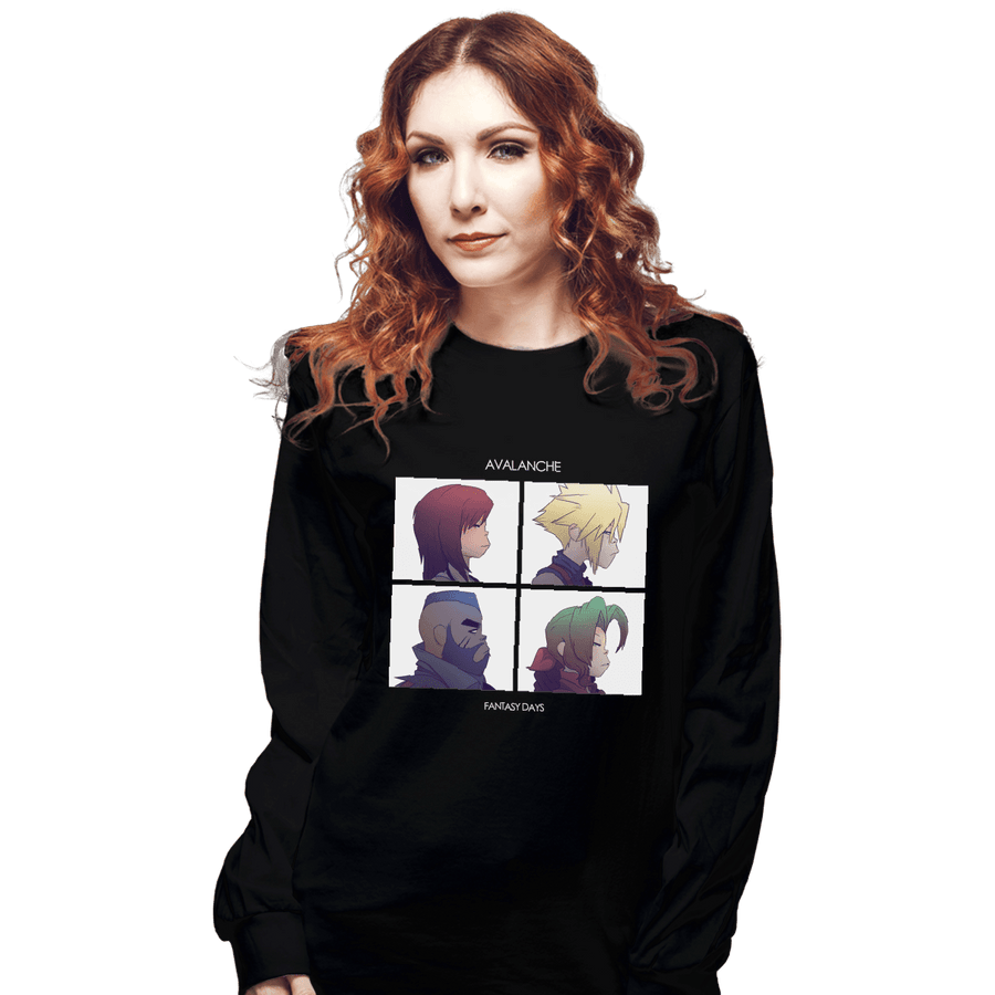 Shirts Long Sleeve Shirts, Unisex / Small / Black Fantasy Days