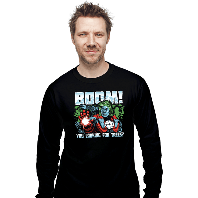 Secret_Shirts Long Sleeve Shirts, Unisex / Small / Black The Captain Machine