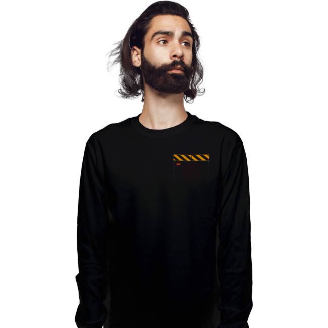 Shirts Long Sleeve Shirts, Unisex / Small / Black Pocket Trap