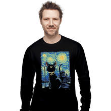 Load image into Gallery viewer, Shirts Long Sleeve Shirts, Unisex / Small / Black Claire De Lune
