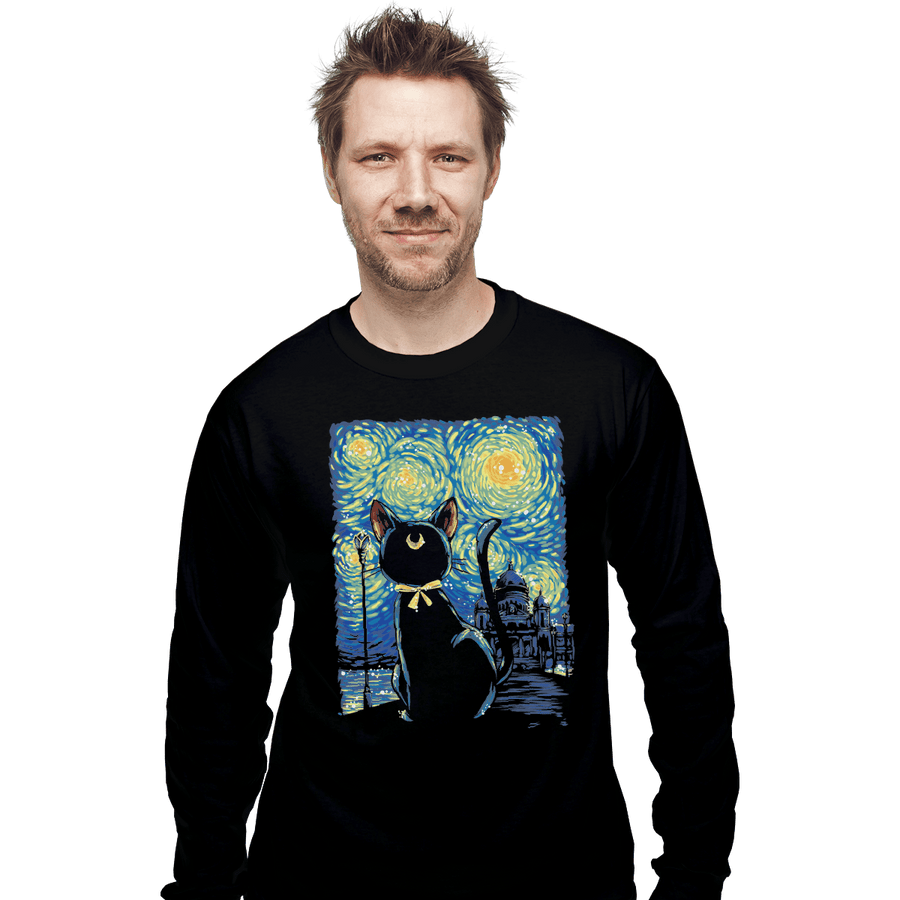 Shirts Long Sleeve Shirts, Unisex / Small / Black Claire De Lune