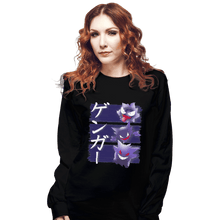 Load image into Gallery viewer, Shirts Long Sleeve Shirts, Unisex / Small / Black Ddjvigo&#39;s Ghost Type
