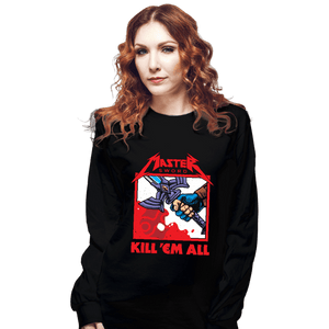 Daily_Deal_Shirts Long Sleeve Shirts, Unisex / Small / Black Sword Of Resurrection