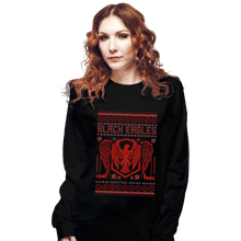 Load image into Gallery viewer, Shirts Long Sleeve Shirts, Unisex / Small / Black Black Eagles Sweater
