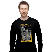 Load image into Gallery viewer, Shirts Long Sleeve Shirts, Unisex / Small / Black Tarot The Iron Hermit
