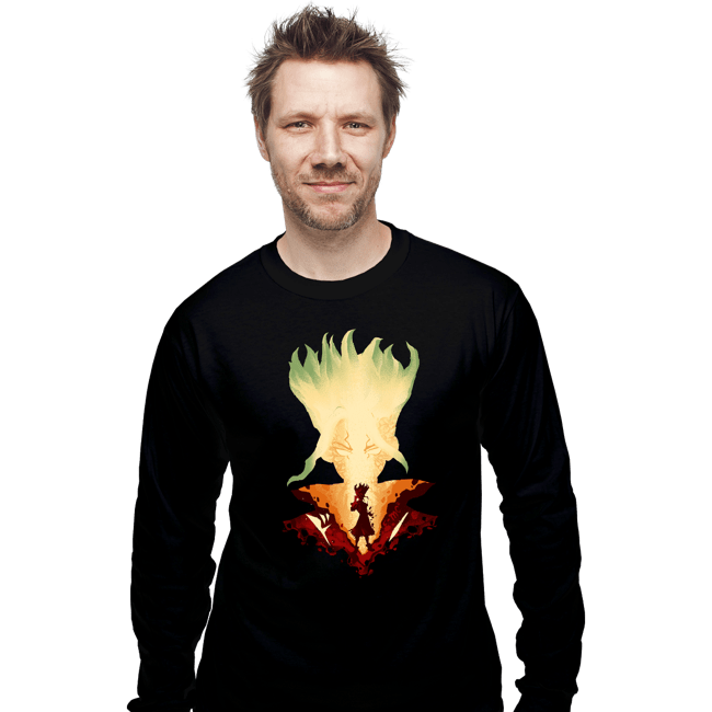 Secret_Shirts Long Sleeve Shirts, Unisex / Small / Black Professor Senku