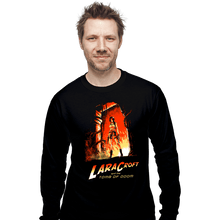 Load image into Gallery viewer, Shirts Long Sleeve Shirts, Unisex / Small / Black Indiana Croft
