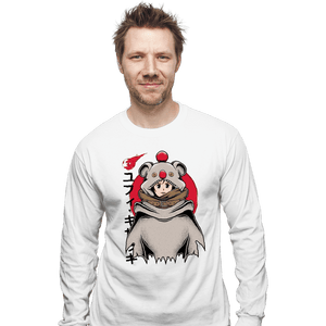 Shirts Long Sleeve Shirts, Unisex / Small / White Yuffie Moogle Cape