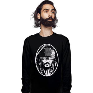 Daily_Deal_Shirts Long Sleeve Shirts, Unisex / Small / Black God Save The Pirate