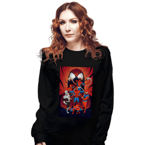 Daily_Deal_Shirts Long Sleeve Shirts, Unisex / Small / Black Spider Wars